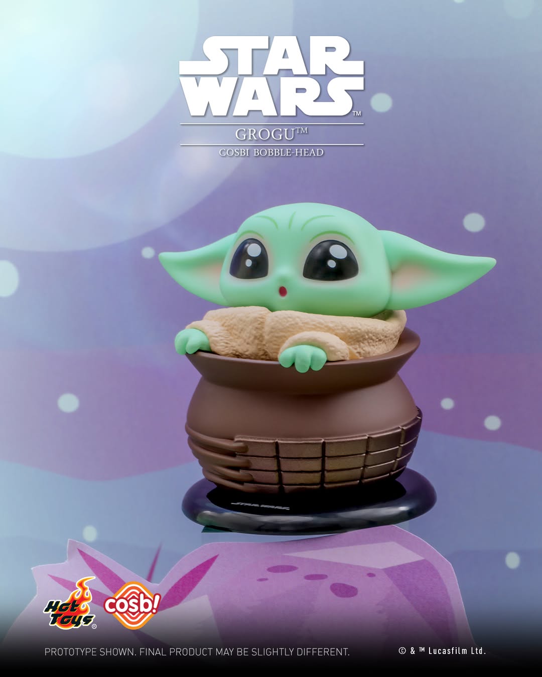 Hot Toys x COSBI Star Wars Grogu Bobble Head Blind Box Series