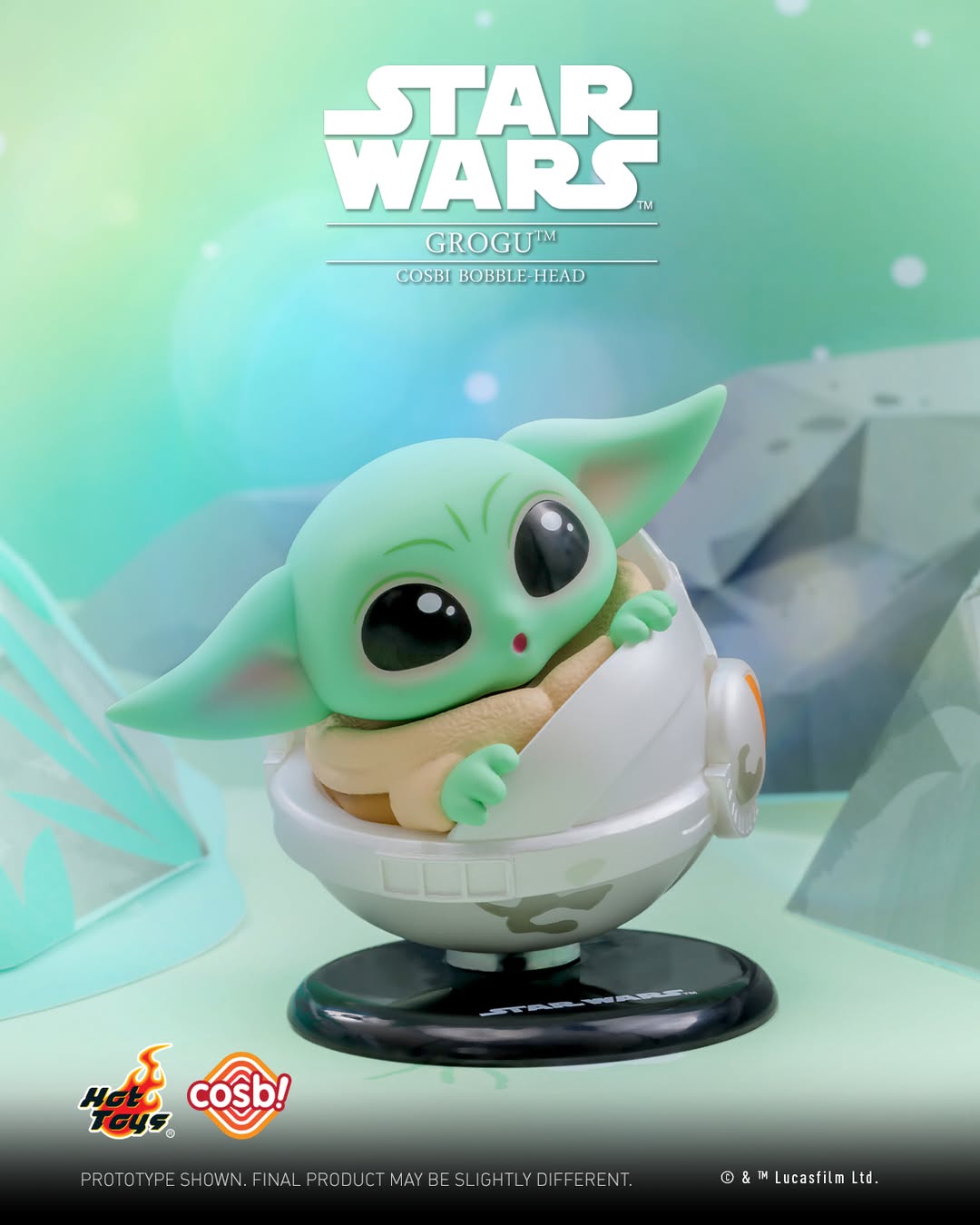 Hot Toys x COSBI Star Wars Grogu Bobble Head Blind Box Series