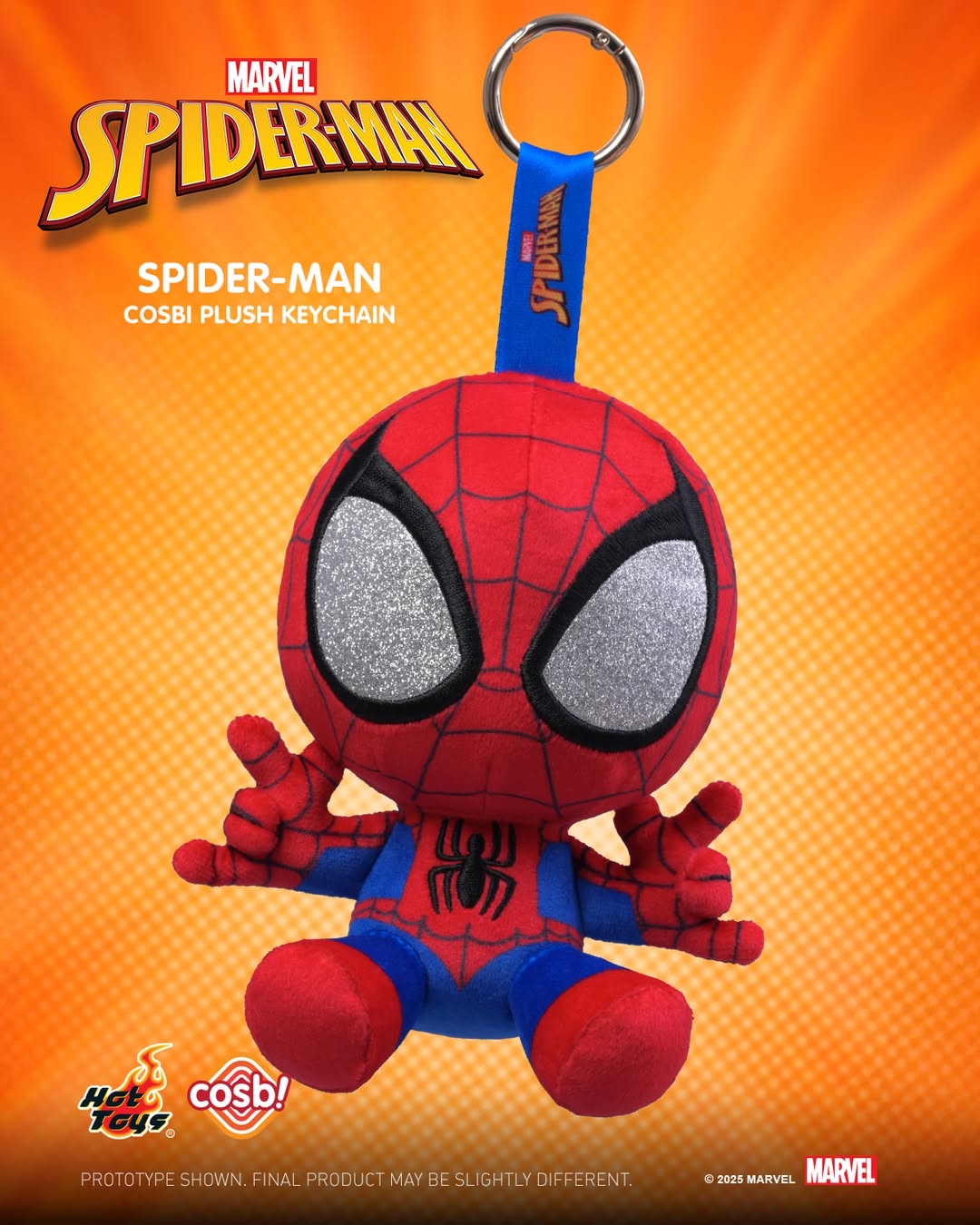 Hot Toys x COSBI Spider Man Plush Keychain Blind Box
