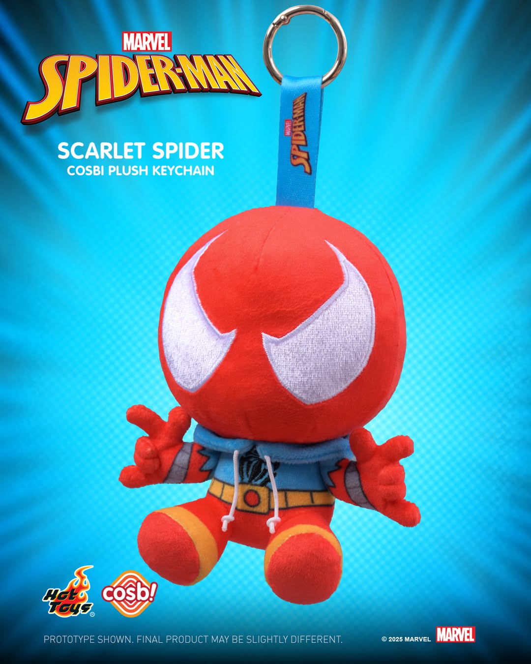 Hot Toys x COSBI Spider Man Plush Keychain Blind Box