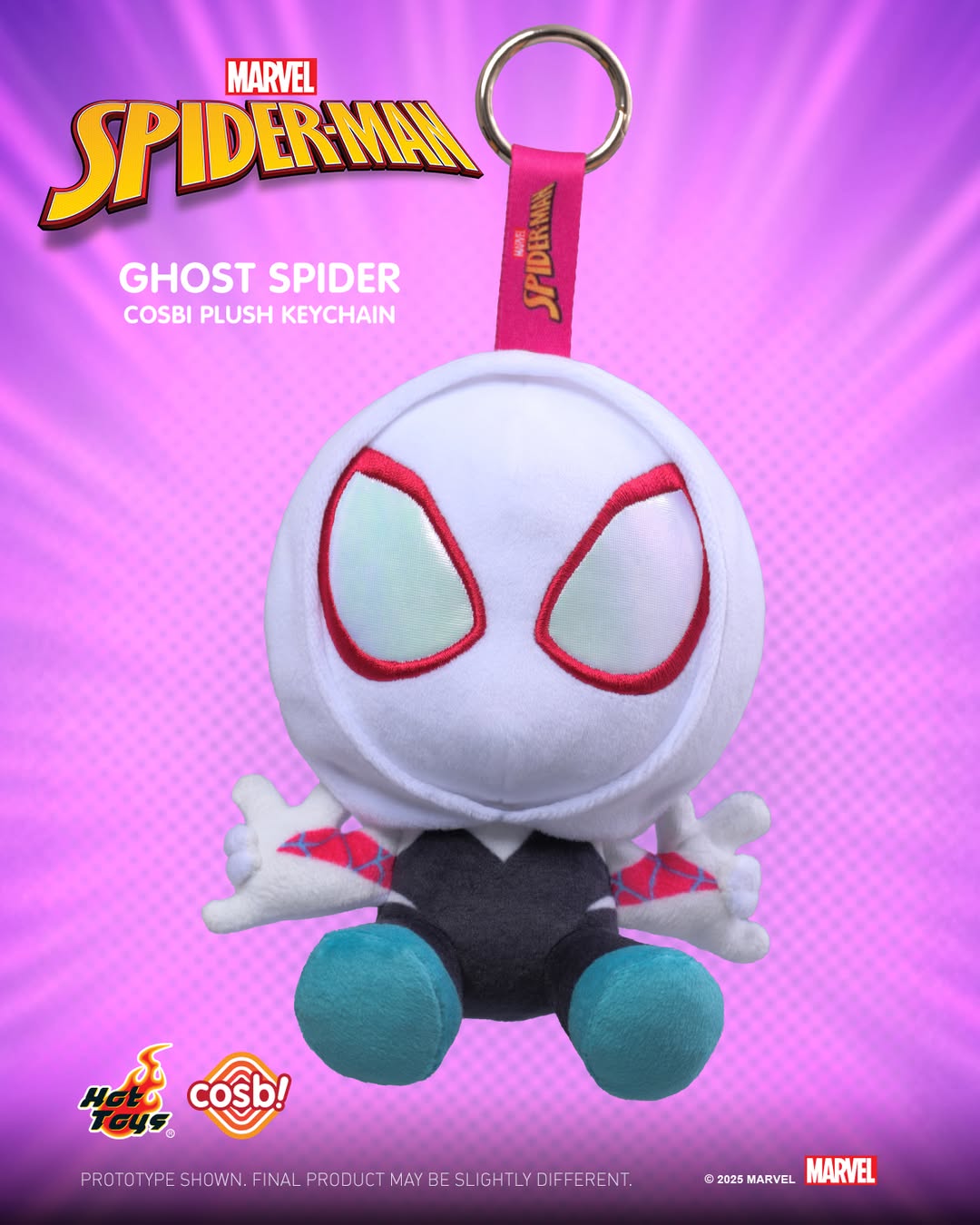 Hot Toys x COSBI Spider Man Plush Keychain Blind Box
