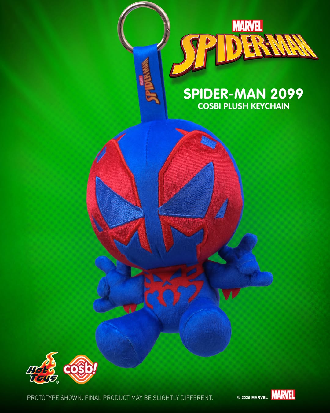 Hot Toys x COSBI Spider Man Plush Keychain Blind Box