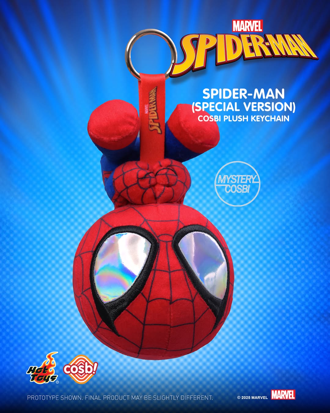 Hot Toys x COSBI Spider Man Plush Keychain Blind Box