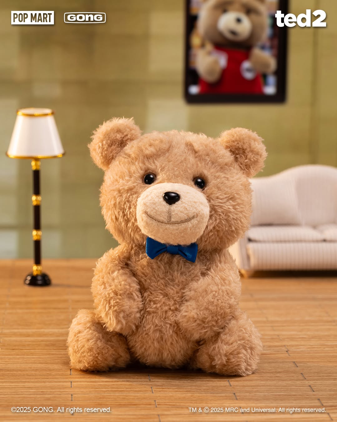 TED 2 TEDDY BEAR ACTION PLUSH PENDANT