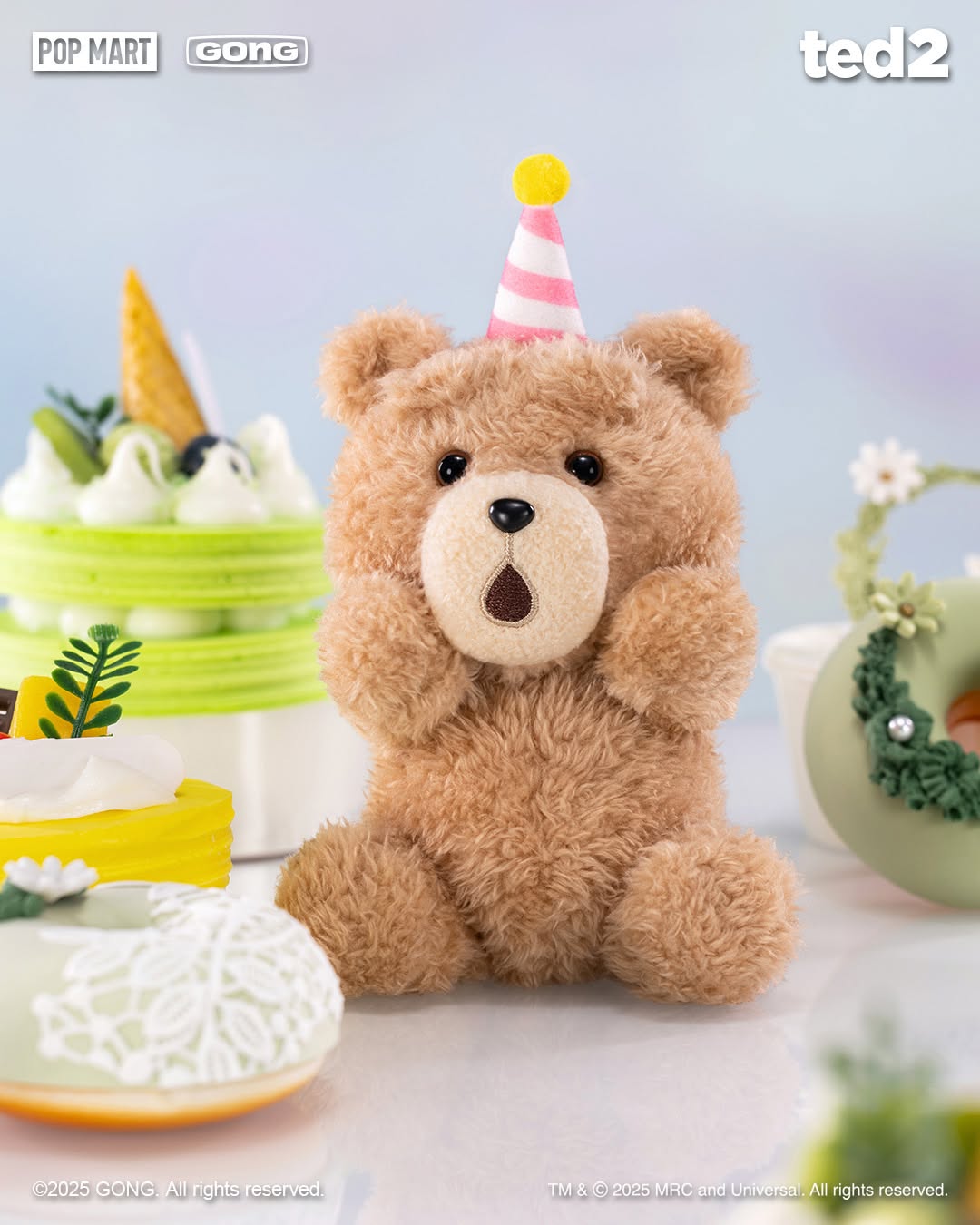 TED 2 TEDDY BEAR ACTION PLUSH PENDANT