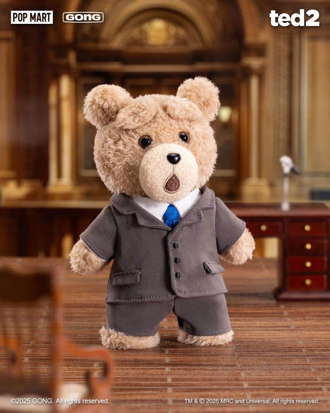 TED 2 TEDDY BEAR ACTION PLUSH PENDANT