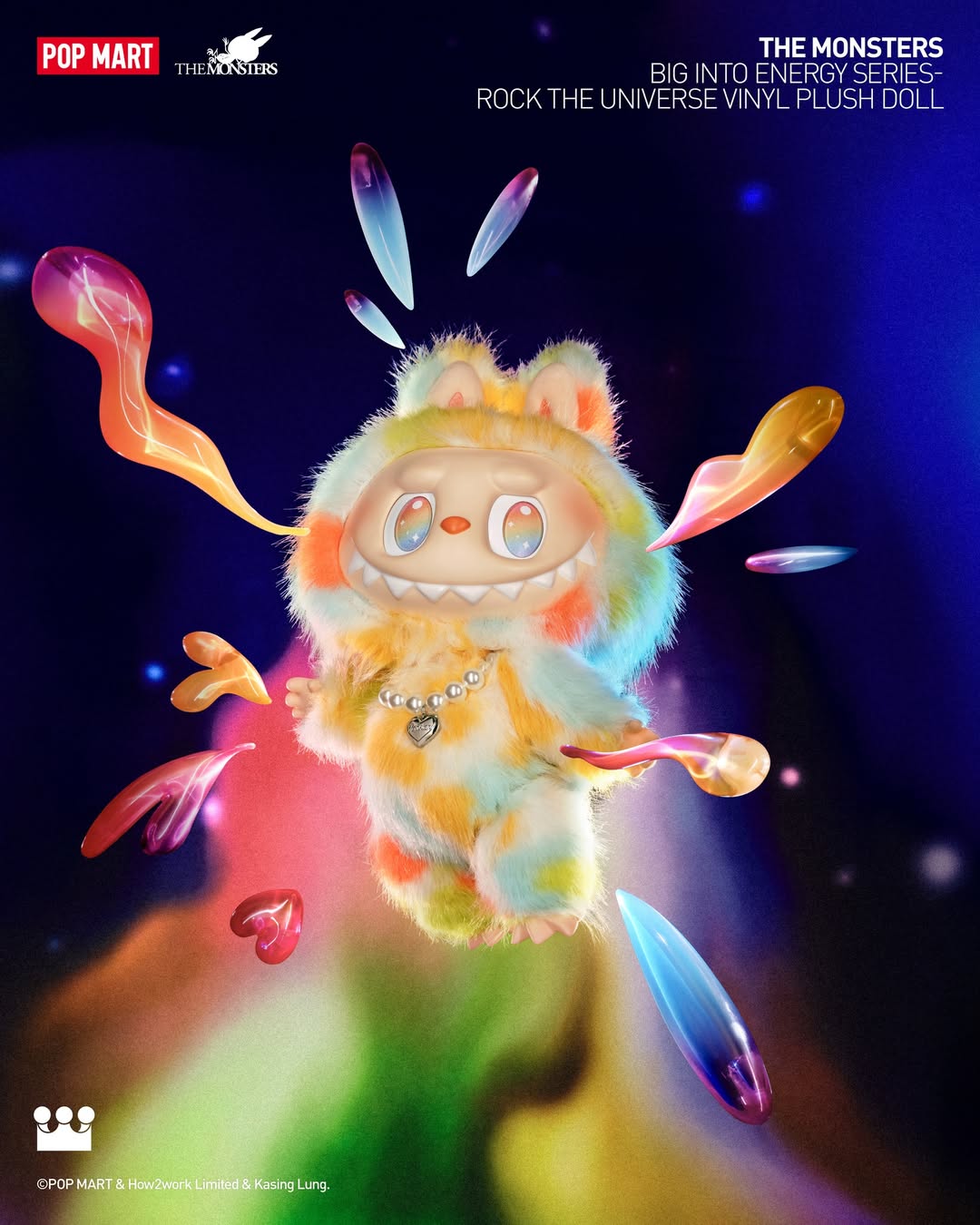 THE MONSTERS - BIG INTO ENERGY Series - Rock the Universe Vinyl Plush Doll