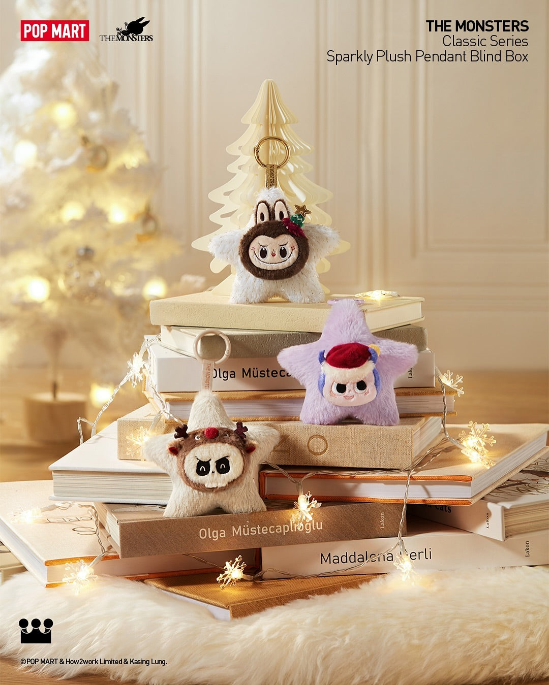 The MONSTERS Classic Series - Sparkly Plush Pendant Blind Box