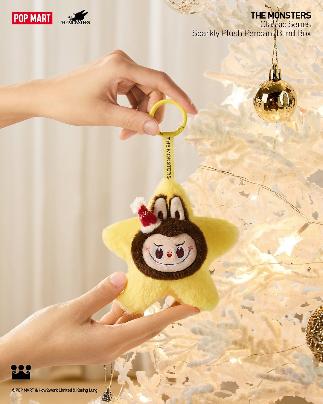 The MONSTERS Classic Series - Sparkly Plush Pendant Blind Box