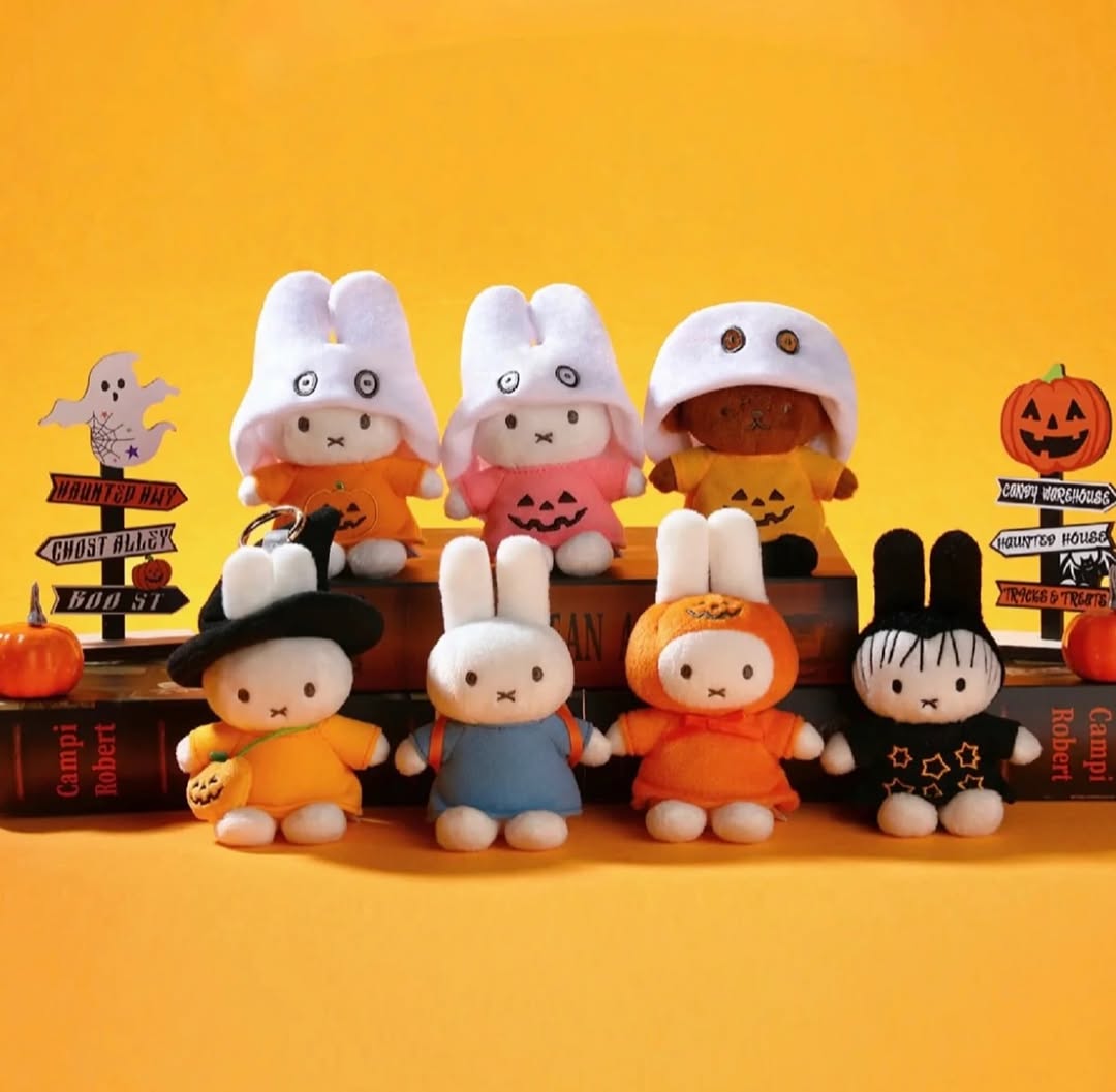 Vipo x COSBI Miffy Halloween Plush Keychain Blind Box Series