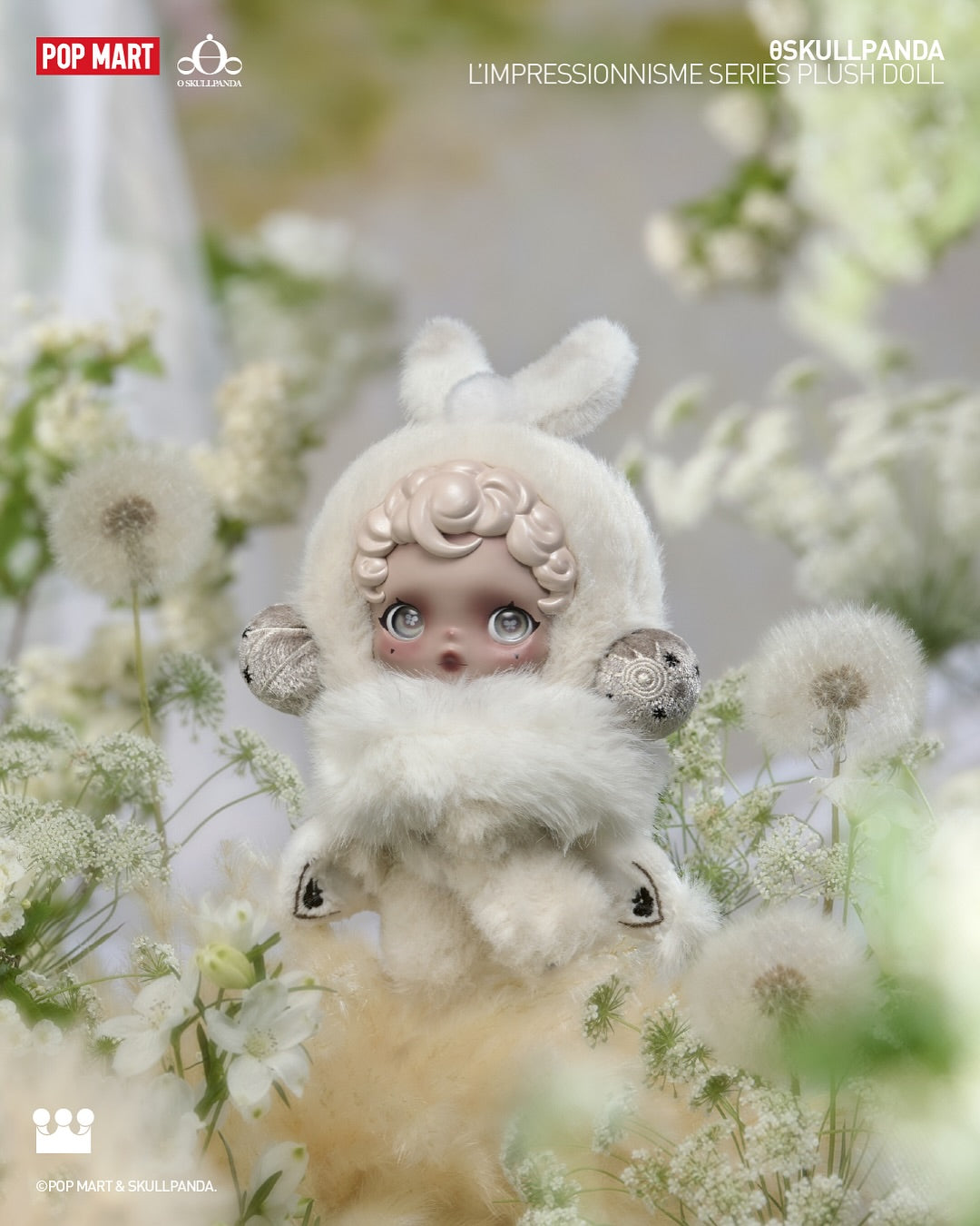 SKULLPANDA L'impressionnisme Vinyl Plush Pendant Blind Box Series