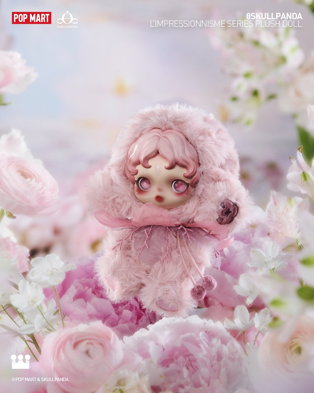 SKULLPANDA L'impressionnisme Vinyl Plush Pendant Blind Box Series