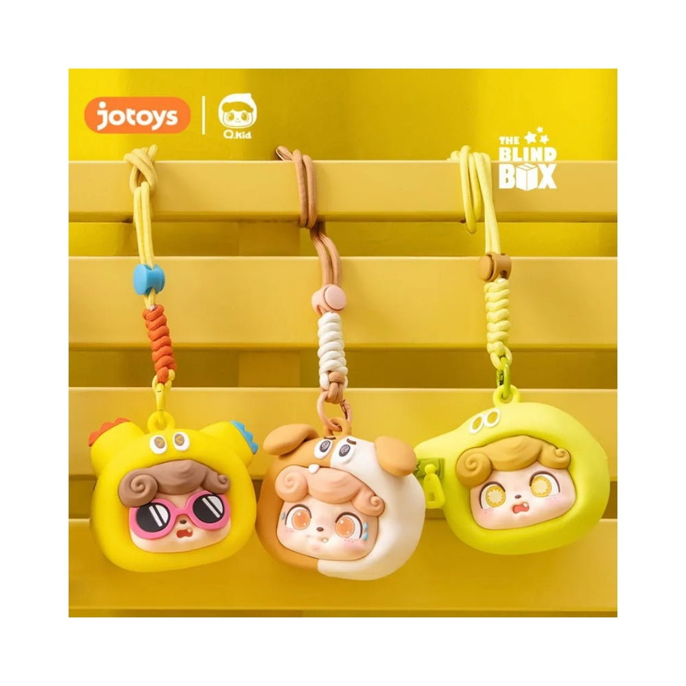 Q.kid Emotional Hairy Monsters Earphone Bag Blind Box Series