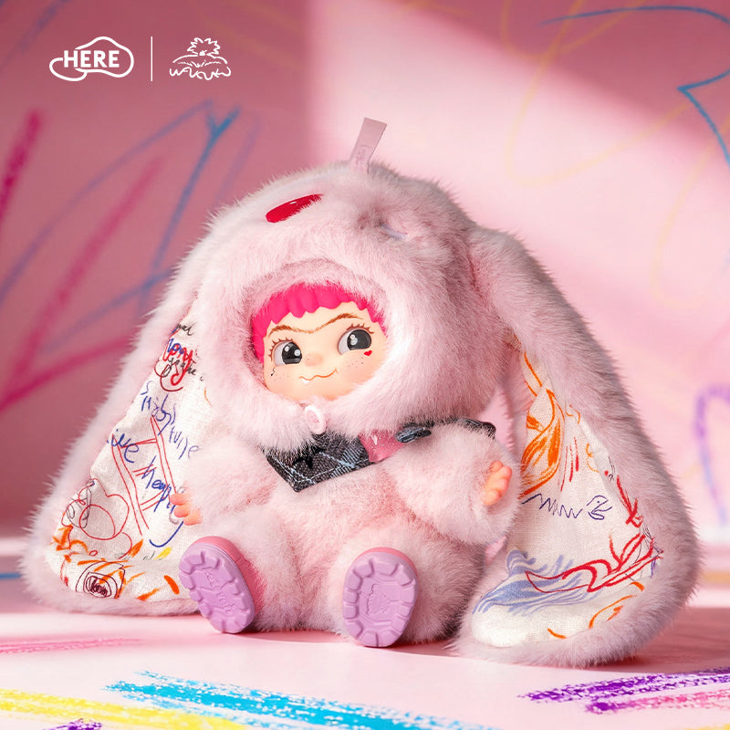 WAKUKU Special Edition: Sweetheart Rabbit Vinyl Plush Doll Pendant
