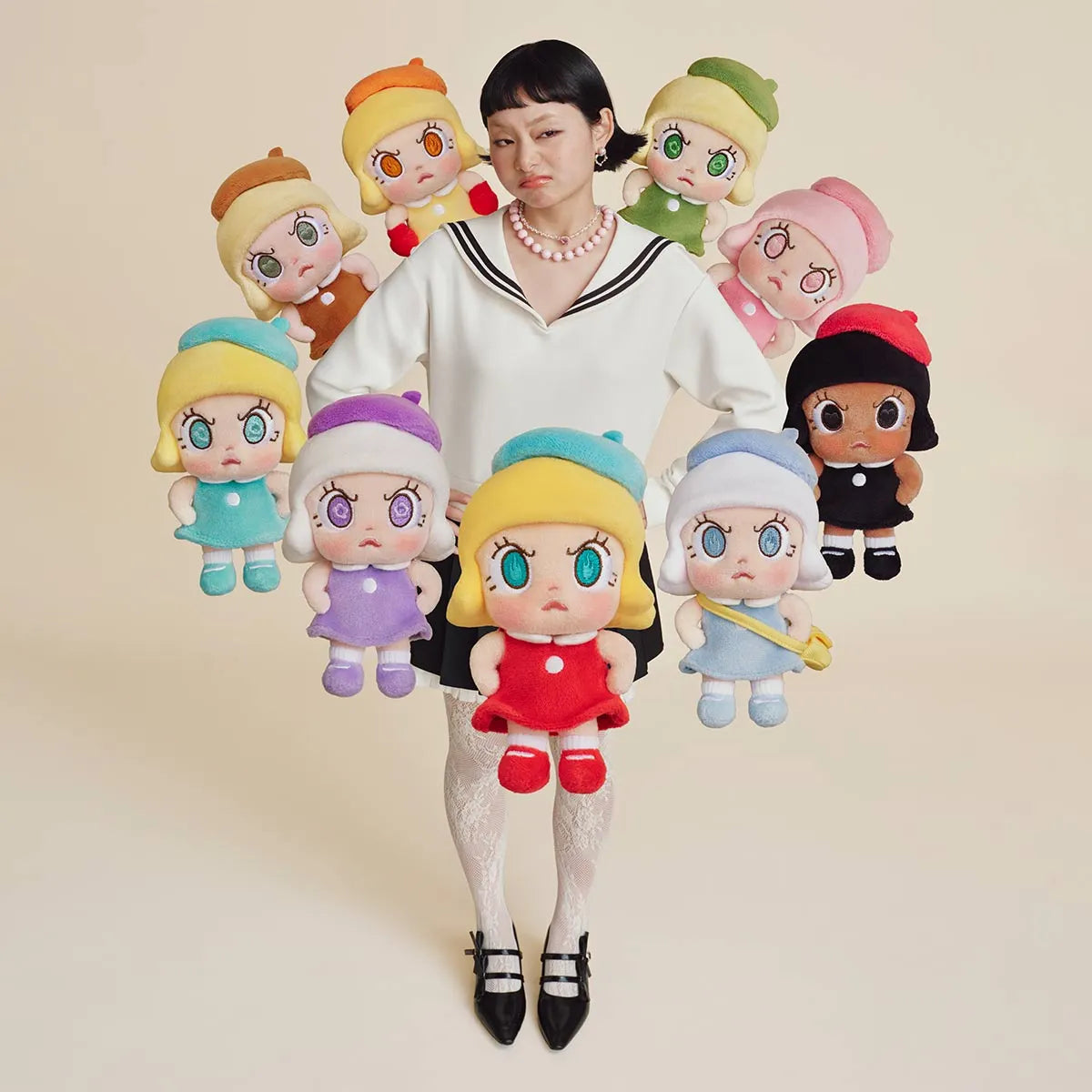 POPMART Angry Molly Plush Pendant Blind Box Series
