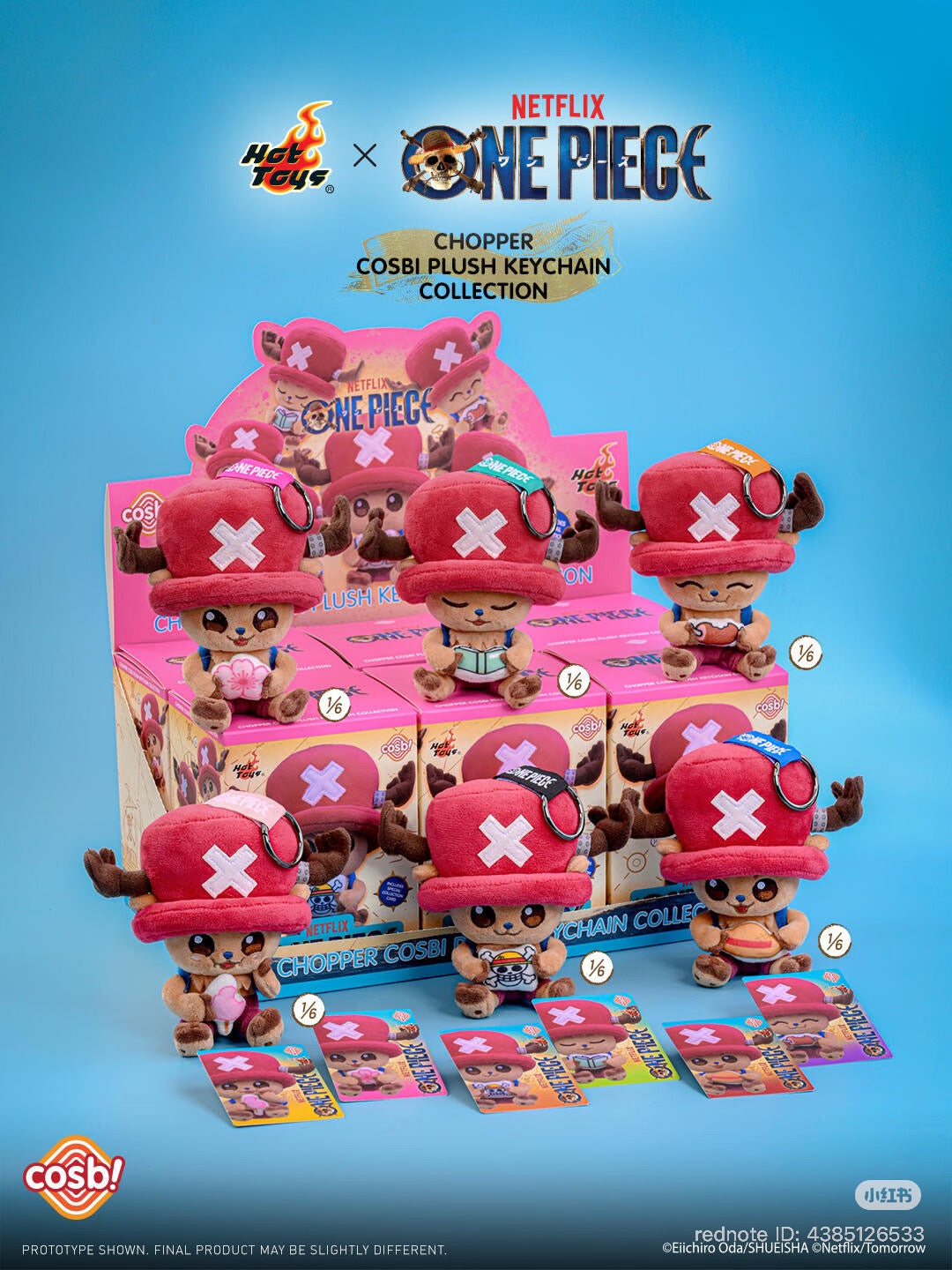 COSBI  X ONE PIECE CHOPPER PLUSH Blind Box Series